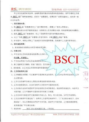 義烏市XX皮具有限公司合作BSCI驗廠(chǎng)