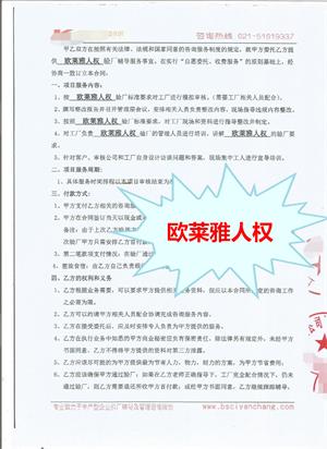 義烏市XX箱包有限公司與康華合作歐萊雅人權驗廠(chǎng)