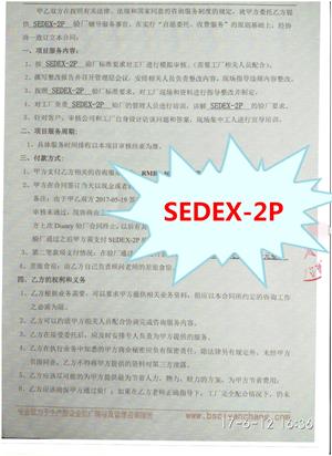 義烏市XX玩具工藝品有限公司與康華合作SEDEX-2P驗廠(chǎng)